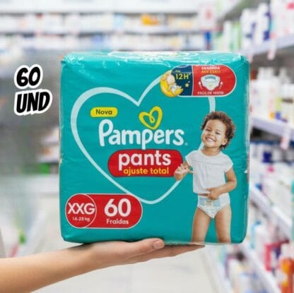 Fralda Pampers Pants Ajuste Total XXG 60 unidades