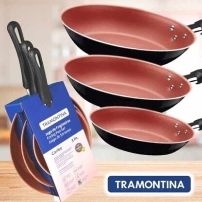 Tramontina JOGO FRIGIDEIRAS 3PCS
