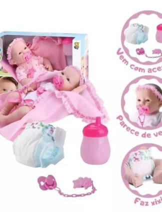 New Born Faz Xixi Divertoys Branca
