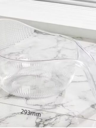 Escorredor Ergonômico De Arroz E Legumes Cesta de Drenagem Multiuso De Plástico para Lavagem