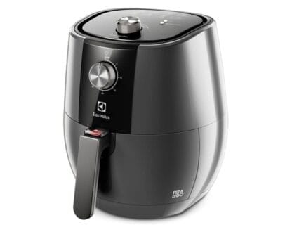 Fritadeira Elétrica sem oleo Electrolux Airfryer 4L 8 receitas pré-sugeridas desligamento automatico cesto removivel 1400W EAF30 grafite 127v