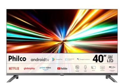 Smart TV 40” Philco LED Android TV Dolby Audio PTV40M9GACGB